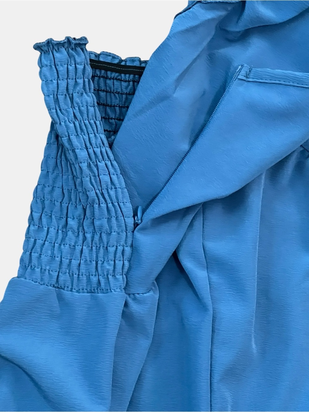 Women’s Blue Halter Jumpsuit - Picture 4 of 9